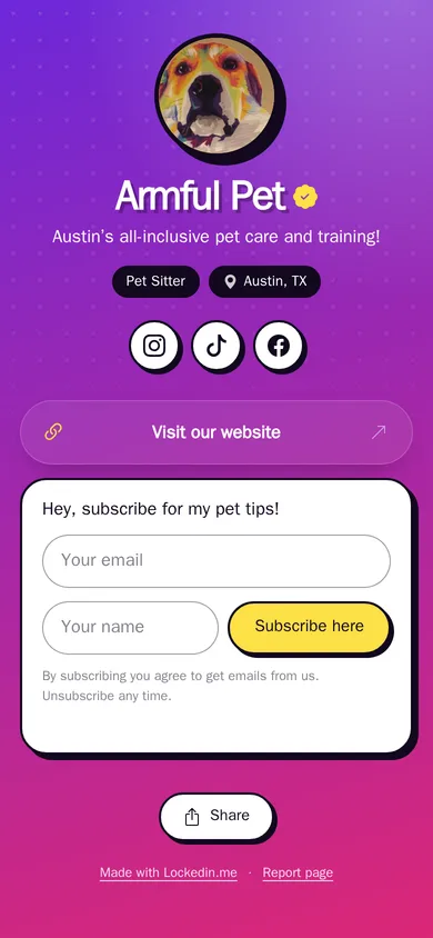 lockedin.me/armfulpet, a page made on Lockedin