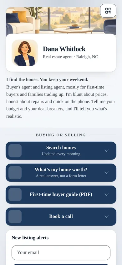 lockedin.me/dana-whitlock-homes, a page made on Lockedin