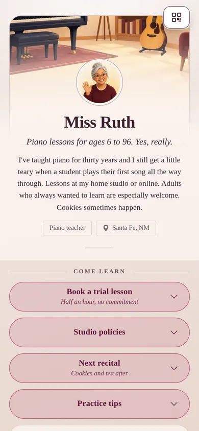 lockedin.me/miss-ruth-piano, a page made on Lockedin